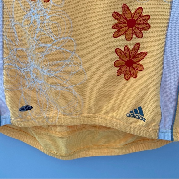 Adidas Women's Cycling Yellow Active Top - Picture 4 of 11